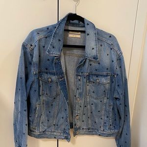 Madewell Hearts Denim Jacket